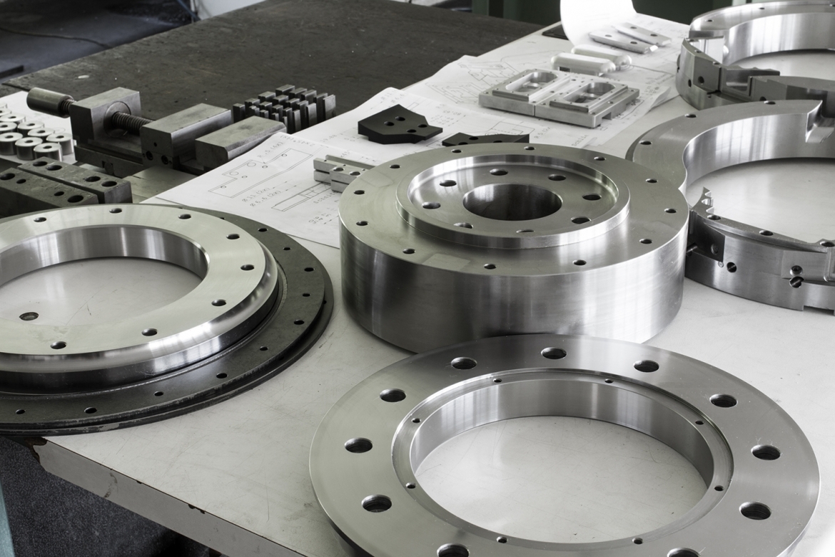 Precision machining parts from a CNC machine